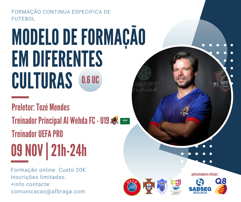 AF Braga promove Formação em Modelo de Formação em Diferentes Culturas