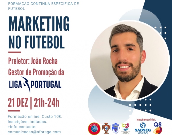 AF Braga promove Formação em Marketing no Futebol 