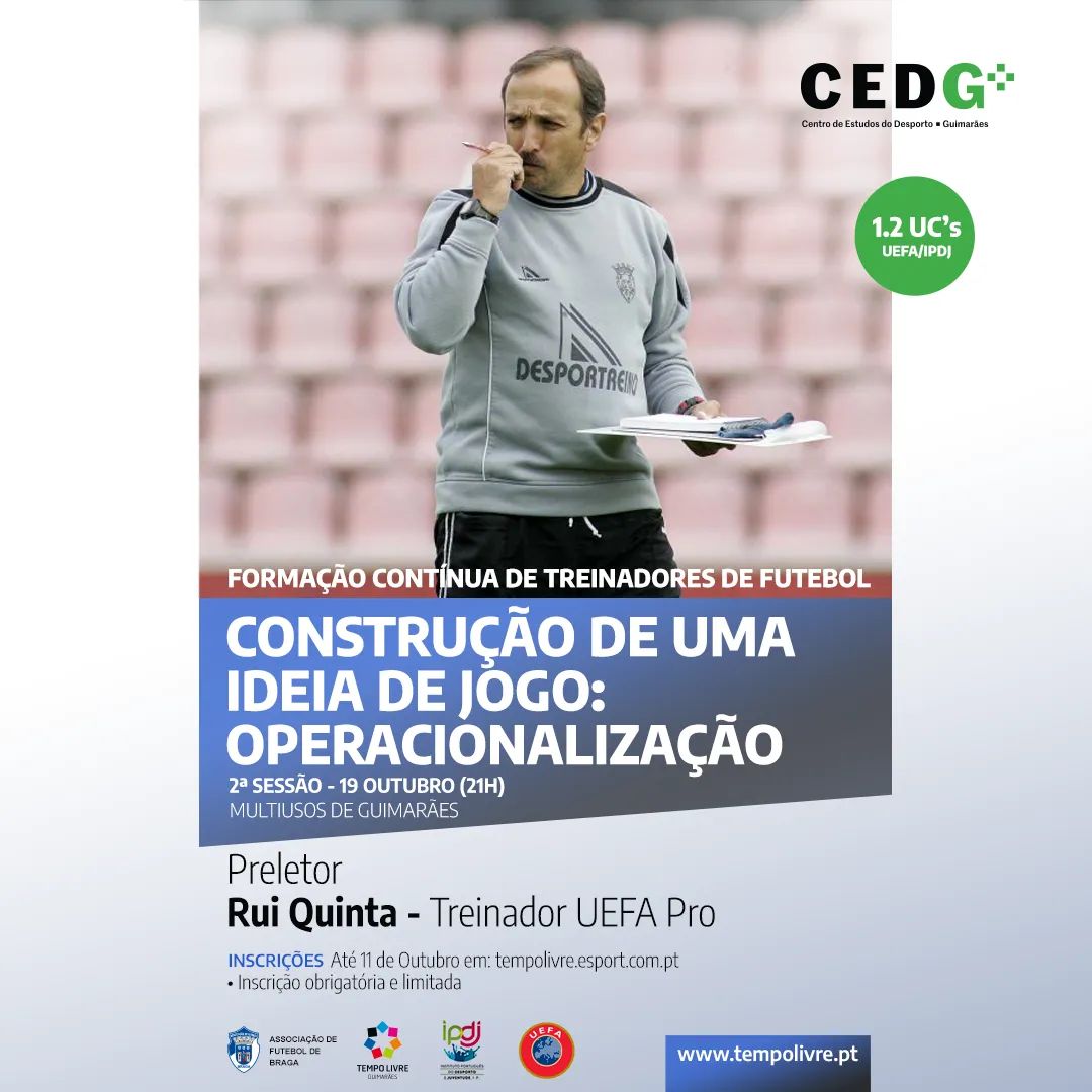 FORMAÇÃO CONTÍNUA DE TREINADORES DE FUTEBOL – Tempo Livre