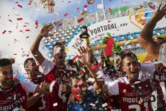 SC Braga vence a primeira Taça de Portugal de Futebol de Praia 