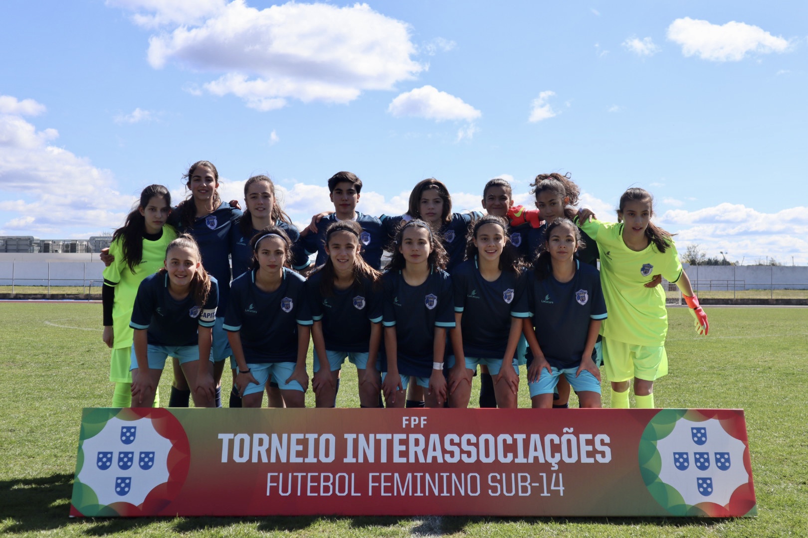 AF Braga em segundo lugar no TIA Futebol 7 Feminino Sub-14