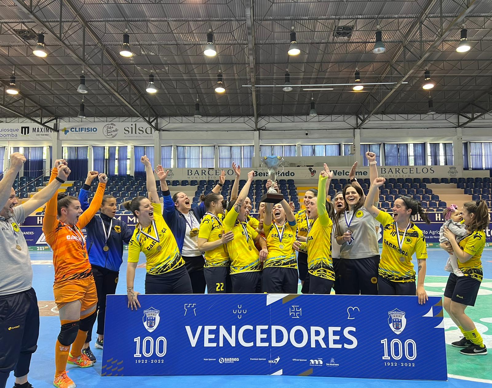 CR Candoso vence Taça AFBRAGA de Futsal Seniores Femininos
