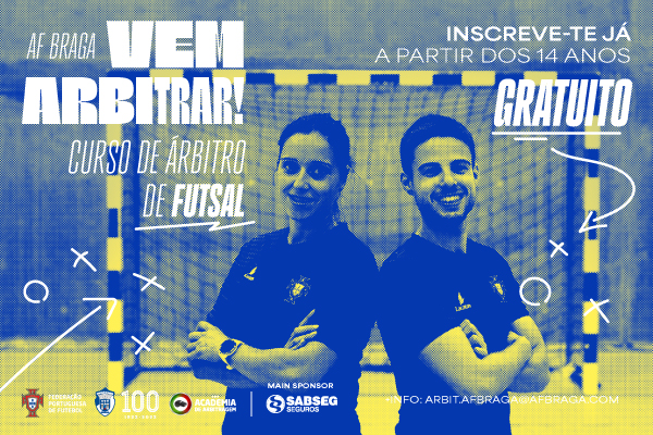 Curso de Candidatos a Árbitros de Futsal