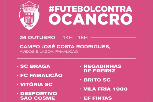 #FutebolContraOcancro