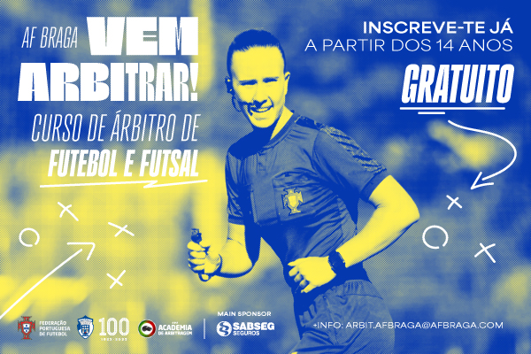 Curso de Candidatos a Árbitros de Futebol e de Futsal