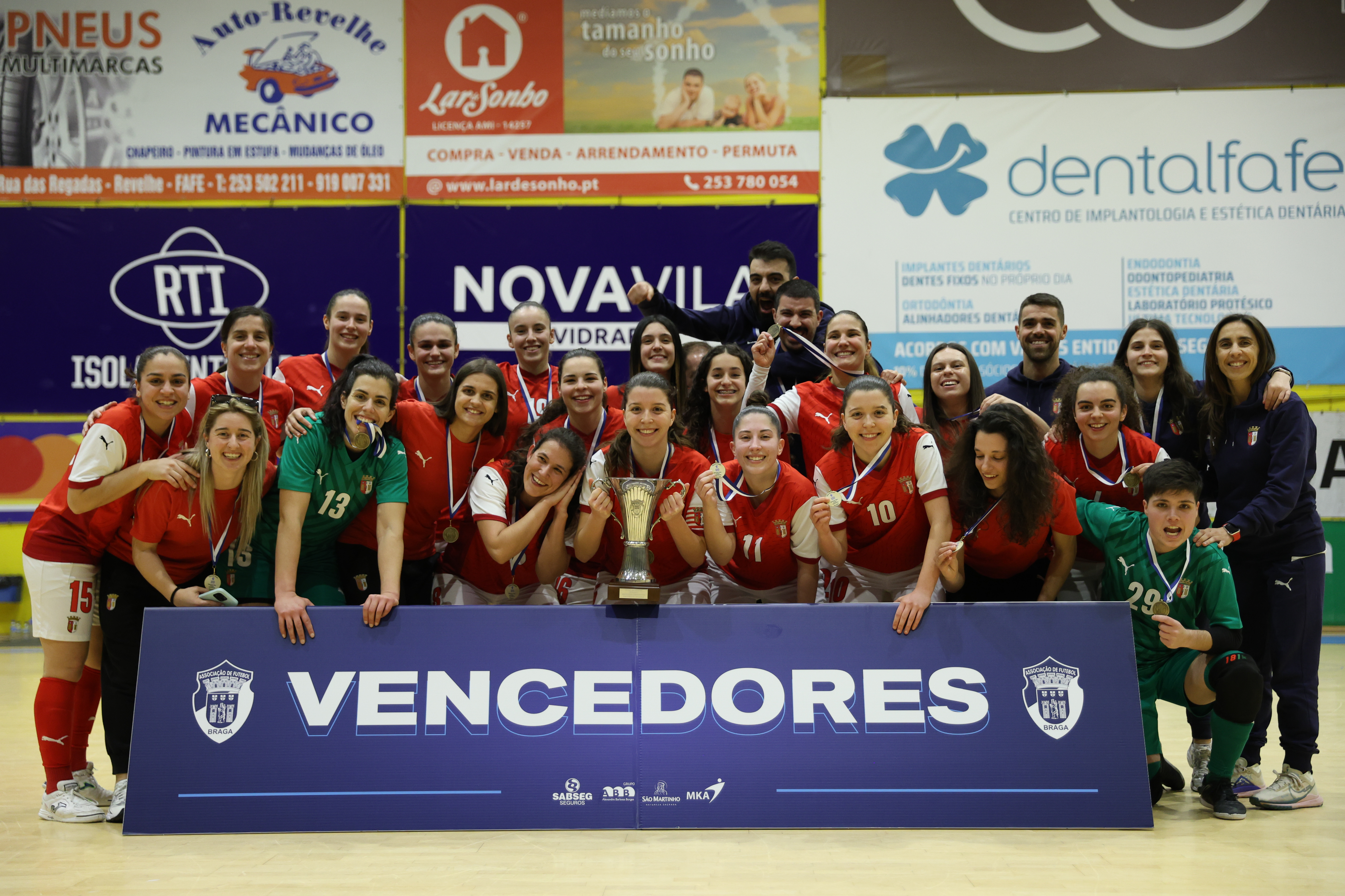 SC Braga vence CR Candoso e conquista Taça AF Braga em Futsal Feminino
