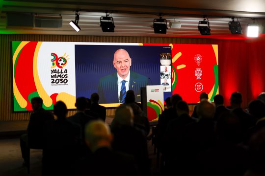 Portugal, Espanha e Marrocos são os anfitriões do Mundial FIFA 2030