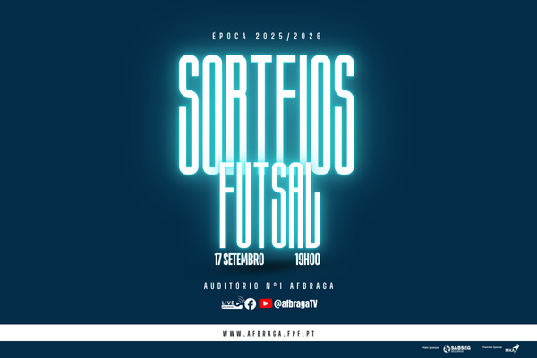 Sorteios das Provas de Futsal