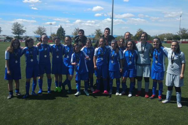 Seleção Distrital Feminina Sub-14 em 2º lugar na Liga Ouro do Torneio Interassociações 